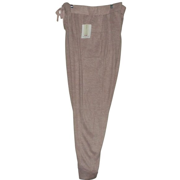Bobbie Brooks Pants Womens 3X Jogger Pink heather High Rise cozy knit sweatpants - Picture 9 of 14